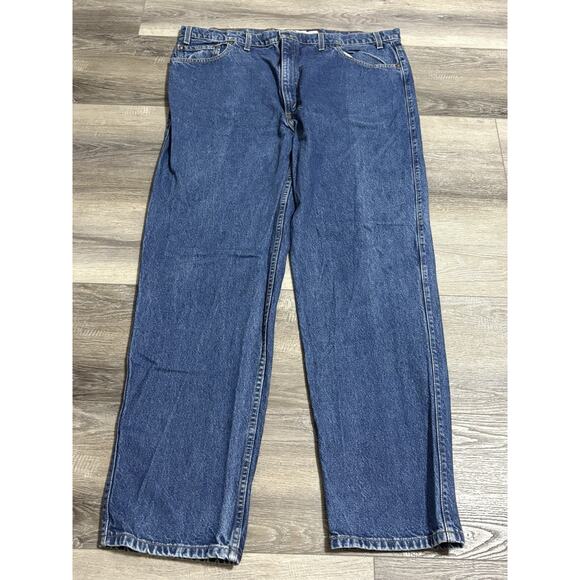 1996 Vintage Levi’s 540 Relaxed Fit Brown Tab Dark Wash Jeans - Men’s 44x34 - Picture 2 of 11